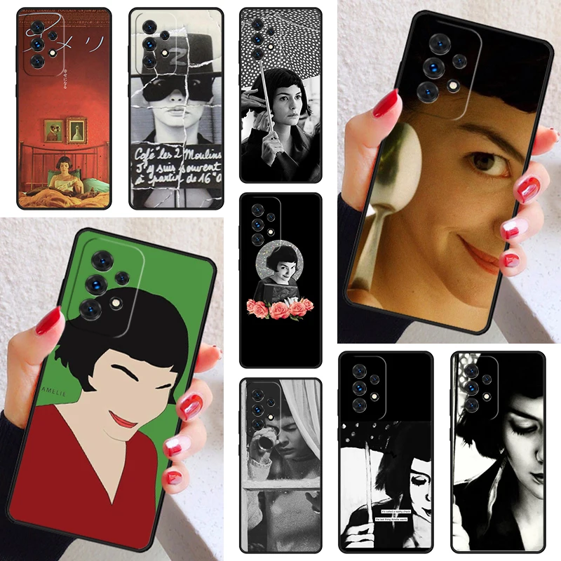 Amelie фильм плакат чехол для телефона для Samsung Galaxy A52 A72 A73 A20e A21S A50 A70 A11 A12 A42 A31 A40 A51 A71 A32 A80 A91