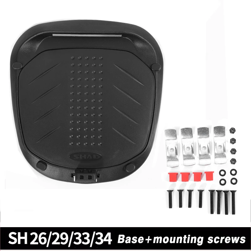 Rückenlehne Für SHAD Motorrad Topcase - Abnehmbar, Leder, Schwarz