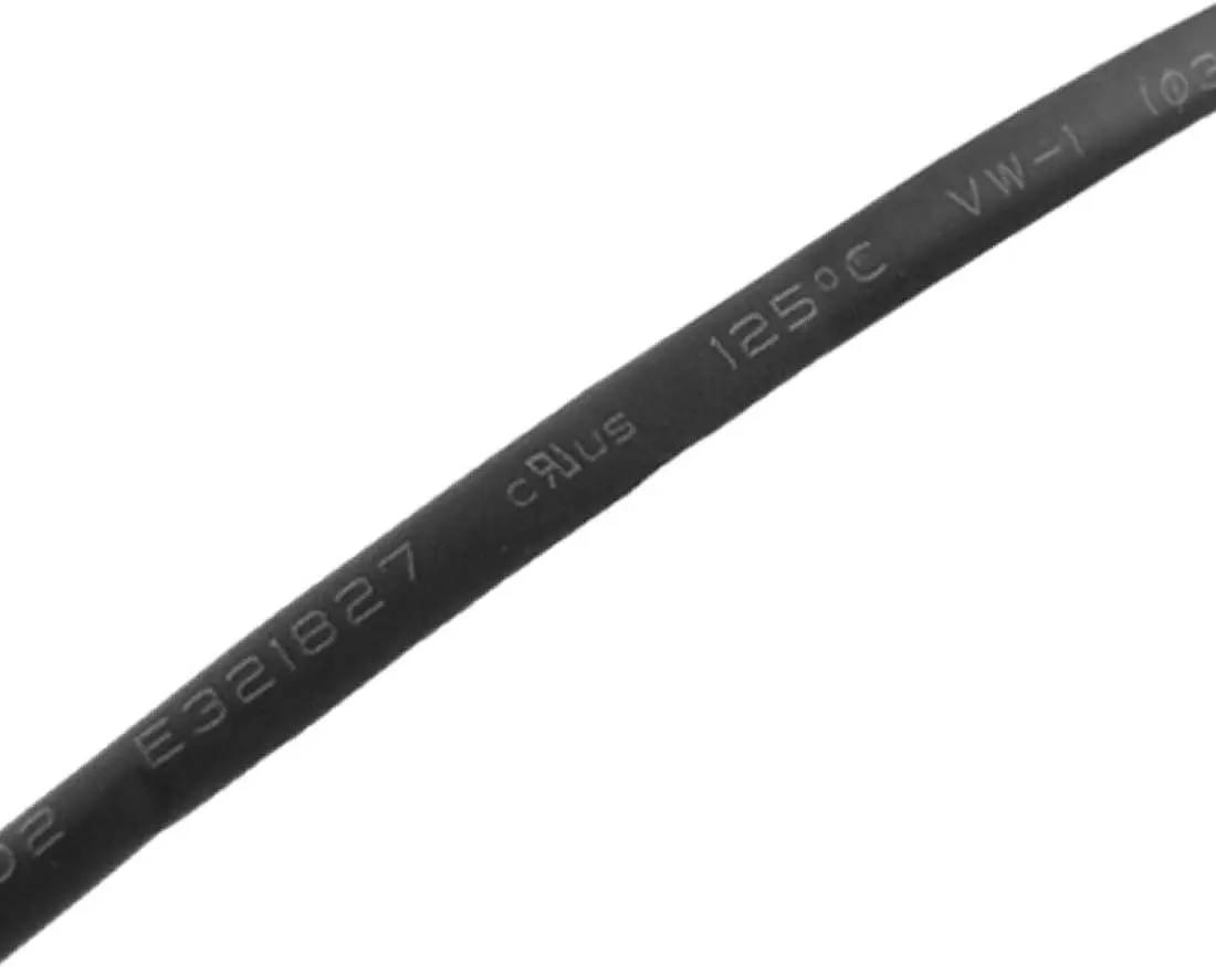 

Keszoox 2 Pcs 3mm Black Polyolefin Insulation Heat Shrink Tubing 1M