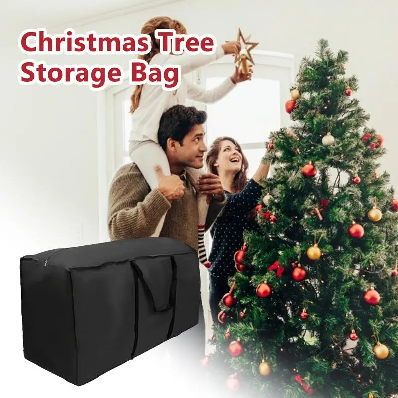 

Waterproof Christmas Tree Multi Use Storage Bag Cloth Foldable Xmas Decorations Wreath Storage For Storing Christmas Garland