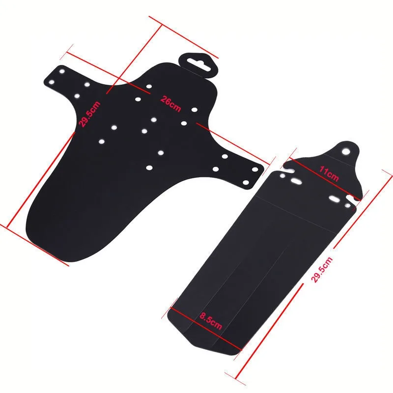 Bicycles MTB Mountain Bike Front and Rear Mud Fenders Bicycle Accessories Bicycle Parts A Set