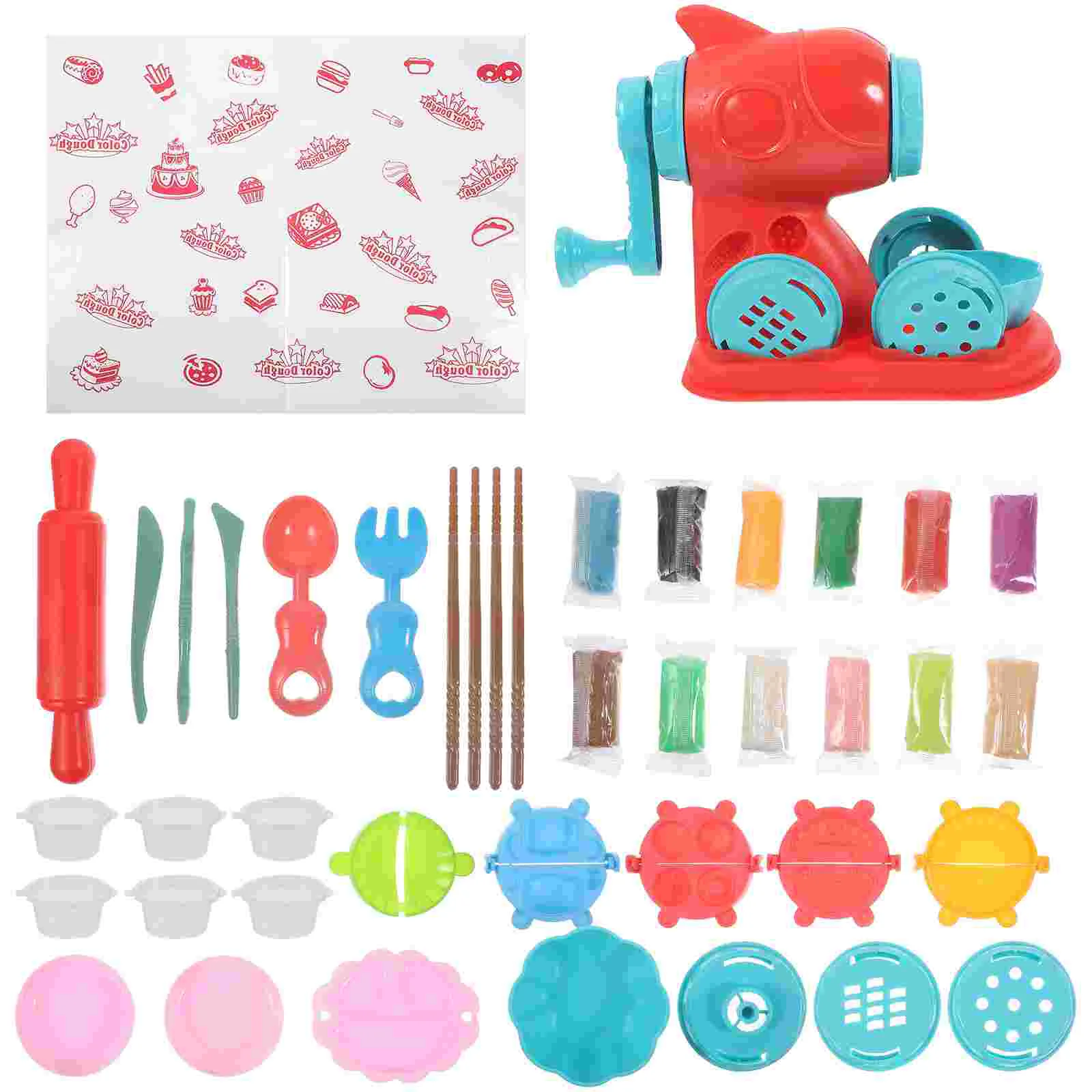 

Plasticine Tools Colored Clay Toys Model Modeling Kids Educational for Playing Dough Toddler Girls