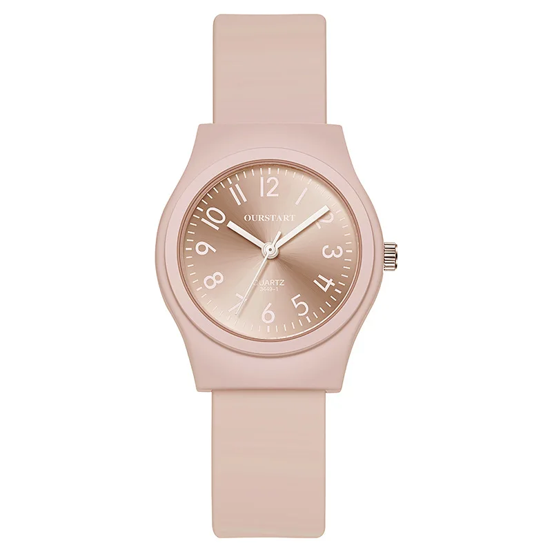 

Women's Candy Color Casual Digital Scale Quartz Silicone Women's Watch