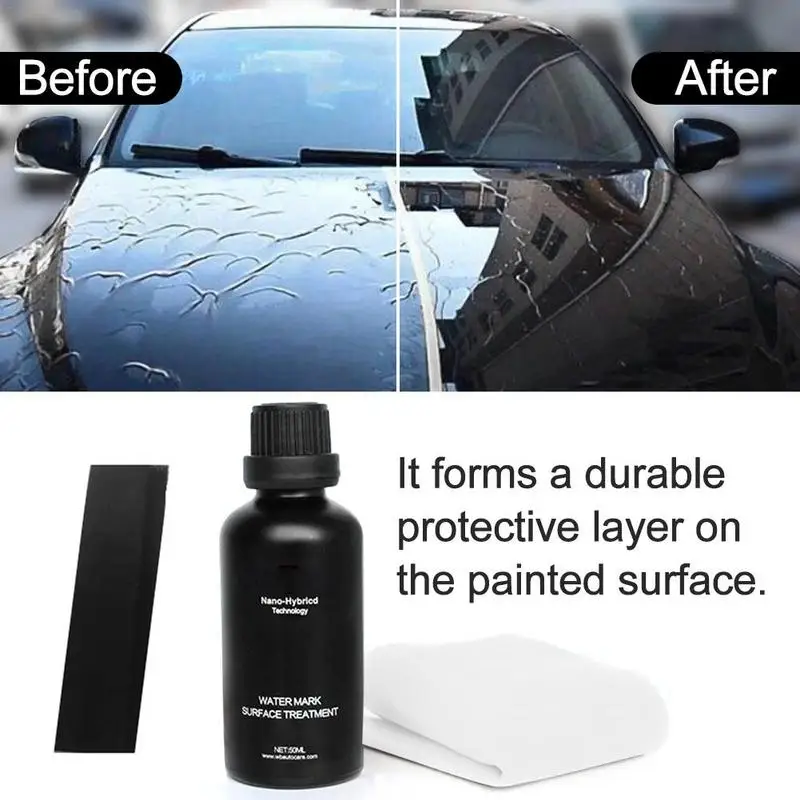 9H 50/100ml Anti-scratch Car Polish Paint Care Car Liquid Ceramic Coat Coating Auto DetailingCar Super Hydrophobic Glass Coating
