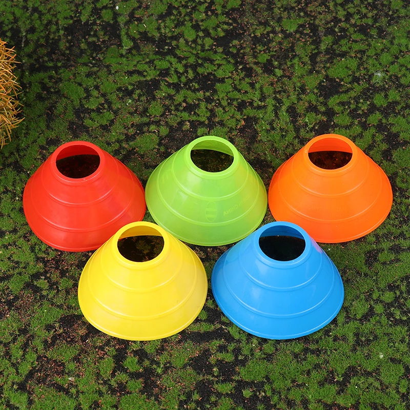 

1Pc Soccer Cones With Holder Mark Disk Agility Drills Cones Multi-Sport Training Cones Marker Discs For Soccer Basketball