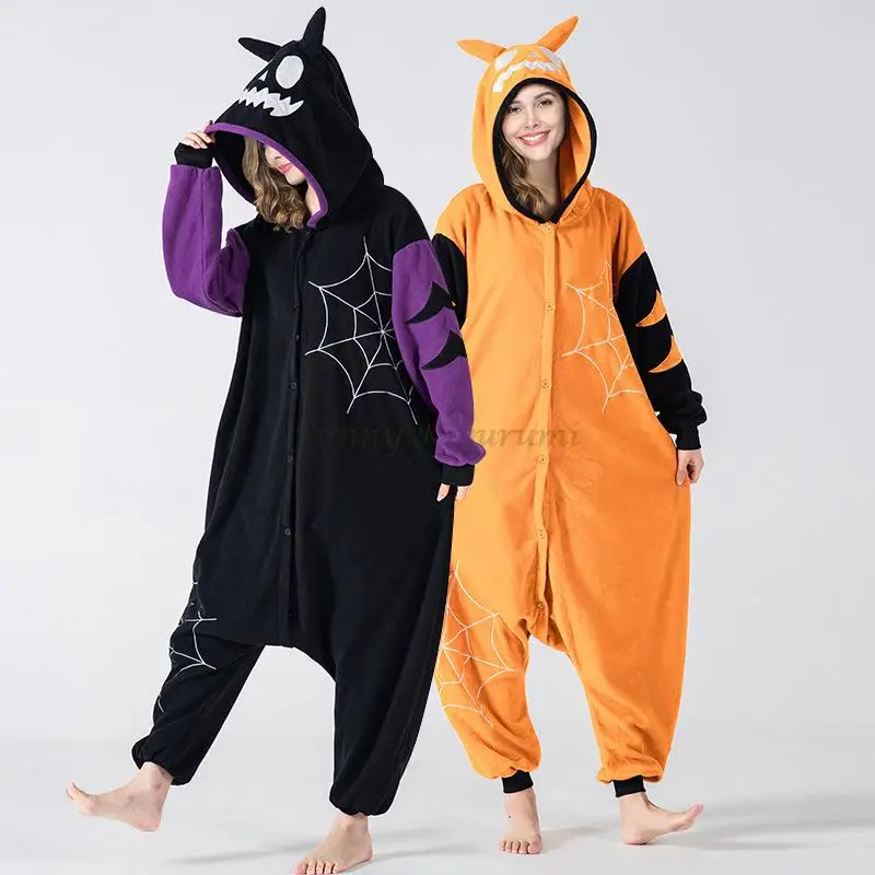 Winter Fleece Kigurumi Pajamas One Piece Jumpsuits Halloween Costume
