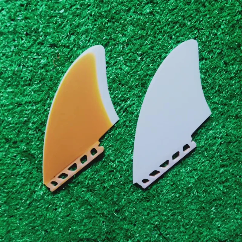 BiLong Futures Keel-F2 Fish Plate Twin Fins Fibreglass Surfboard Fins 2 Pcs Set Performance Glass (PG) Quillas Surf Fin
