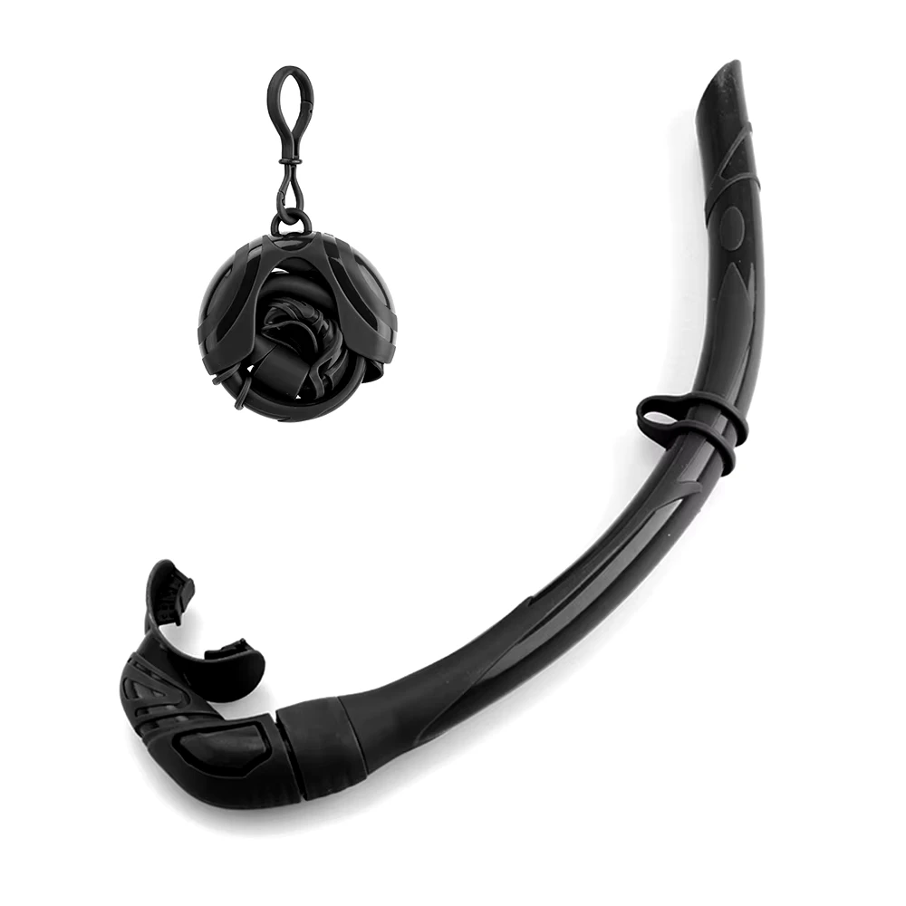Silicone Foldable Snorkel Tube diving snorkel swimmers snorkel swimming snorkel