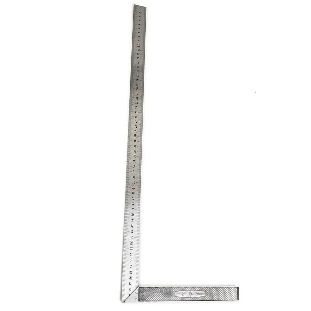 1pc 250mm-600m Square Right Ruler Angle 90 Turning Ruler Construction Carpenter Ruler For Building Framing Gauges Measuring Tool 3