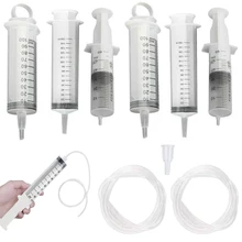 

1 pcs 50-150ml Capacity Syringe Reusable Pump Measuring With 30 cm-1m Tube Feeding Ink and Syringe Connector