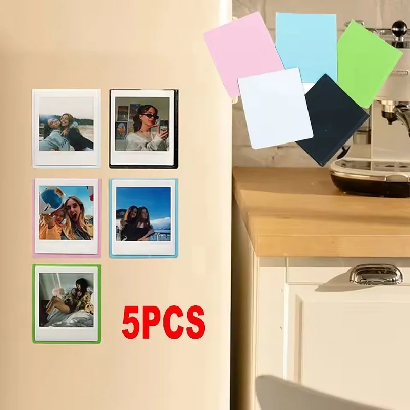 5 pack photo frame set Fujifilm Instax Square SQ1 SQ40 SQ10 SQ20 SQ6 SP3 Link Square Printer Camera Films magnet photo frames