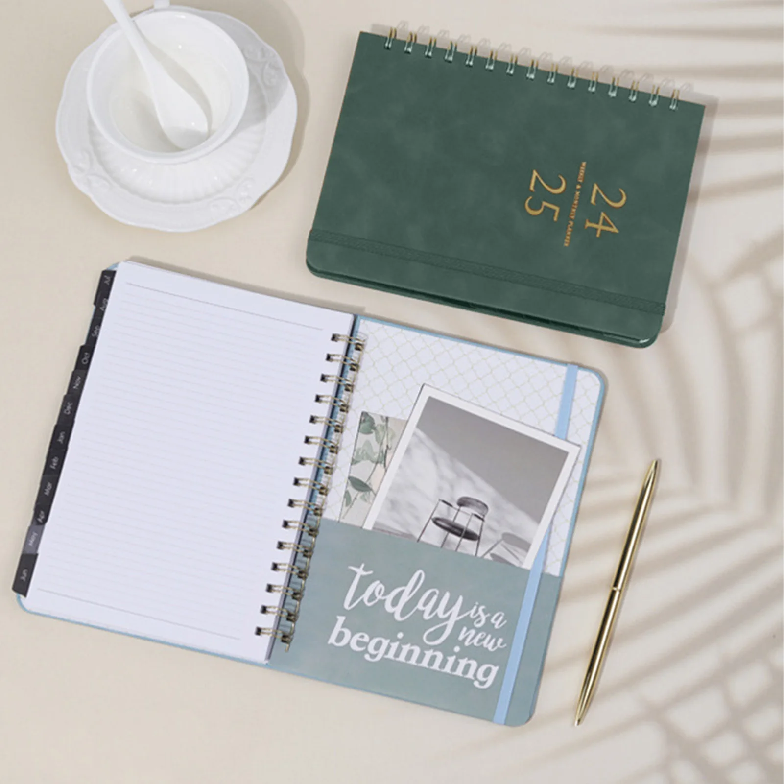 High-end Skin Notebook 24-25 Daily Planner
