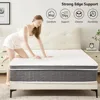 Queen Mattress, 12 Inch Hybrid Mattress - Pocketed Coils - Targeted Pressure Relief, Advanced Motion Isolation, Mattresses 5