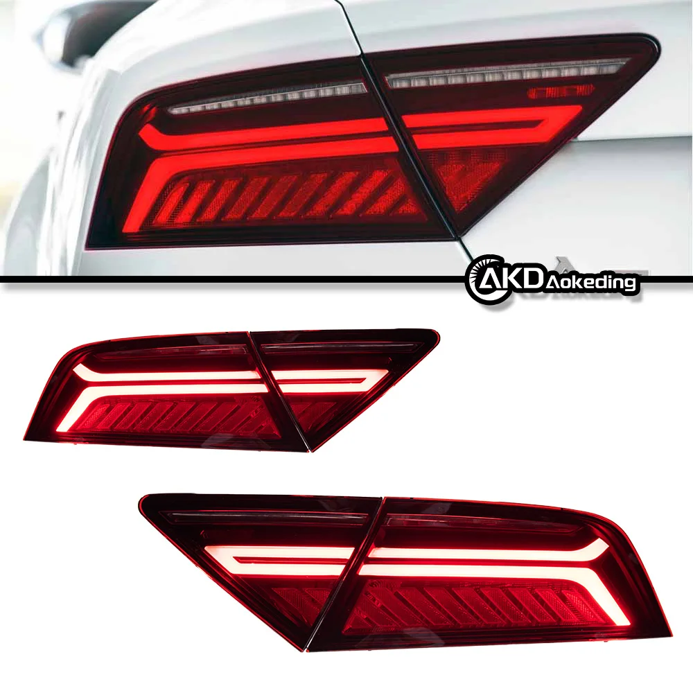 Akd用カースタイリングアウディA7テールライト2011-2018 RS7 ledテール 