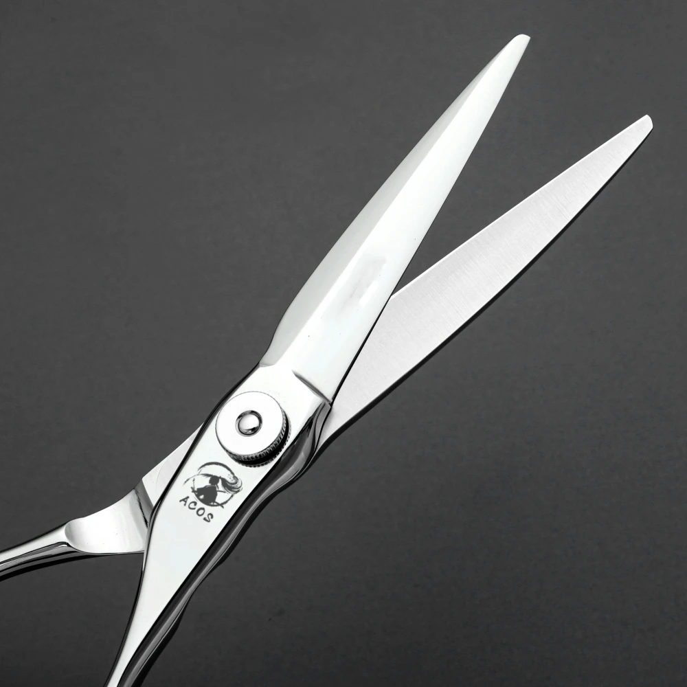 ACOS 프로페셔널 이발 가위 6.2인치 일본 ATS-314 스틸 건식/습식 텍스처 숱가위 미용실용