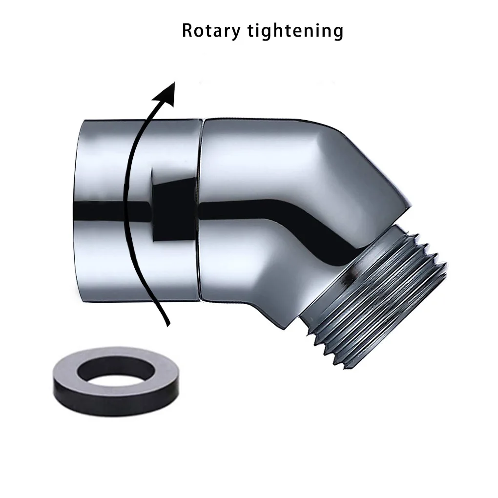 

Universal Firm Handheld Shower Adaptor Elbow Sprayer Head Connected Extension Adaptors Bathroom Accessories Kitchen