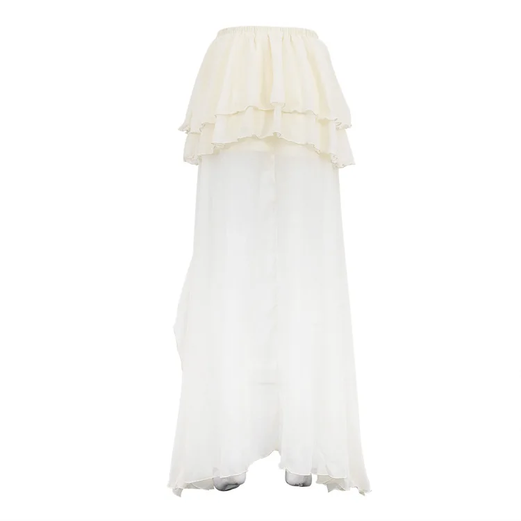 Tossy Casual Irregular Skirt For Women Solid High Waist Loose Pleats See-Through Fashion Y2k Skirts Outfit Female 2025 Skirts