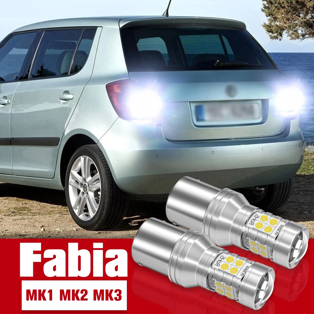 

2pcs Reverse Light Accessories LED Bulb Lamp For Skoda Fabia 1 2 3 MK1 MK2 MK3 1999-2020 2007 2008 2009 2010 2014 2015 2016 2017
