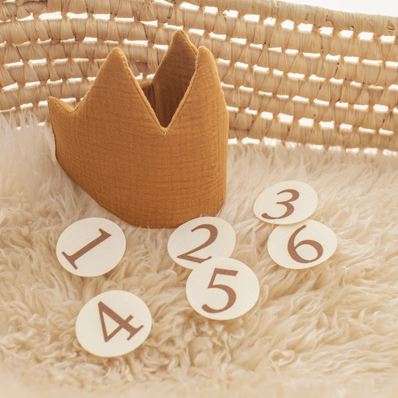 Adorable Baby Cotton Crown Hat - Soft and Cozy Newborn & Toddler Headwear