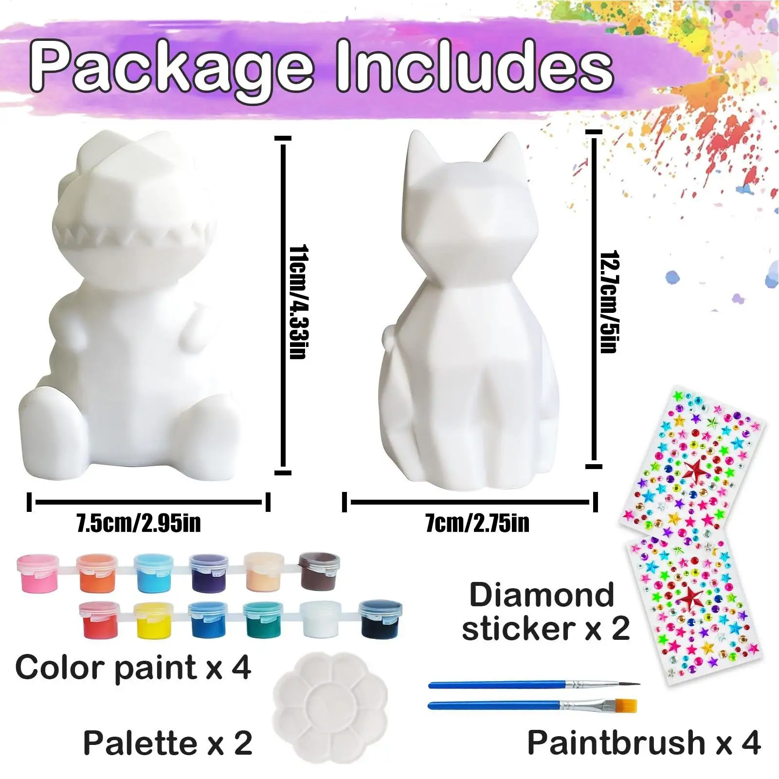 야간 조명 공예 키트 안전하고 재미있는 램프 드로잉 세트 교육용 예술 장난감 어린이 남아 여아 가정 실내 생일 교실 학교용