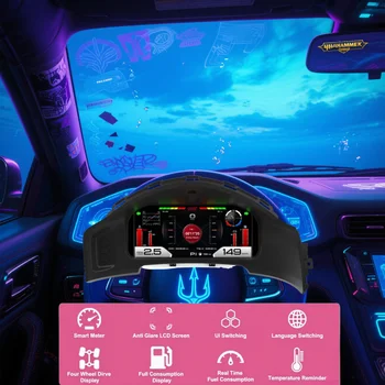 Grupo de instrumentos digitales de 12,3 pulgadas para Subaru BRZ, Toyota 86 2012 2013 2014 2015-2021, velocímetro LCD para coche, odómetro, tablero 1