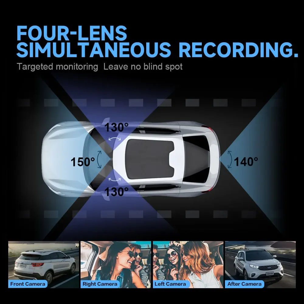 Car Camera Dash Cam Front and Rear Inside Cabin Dual Vehicle Dash Camera for Cars