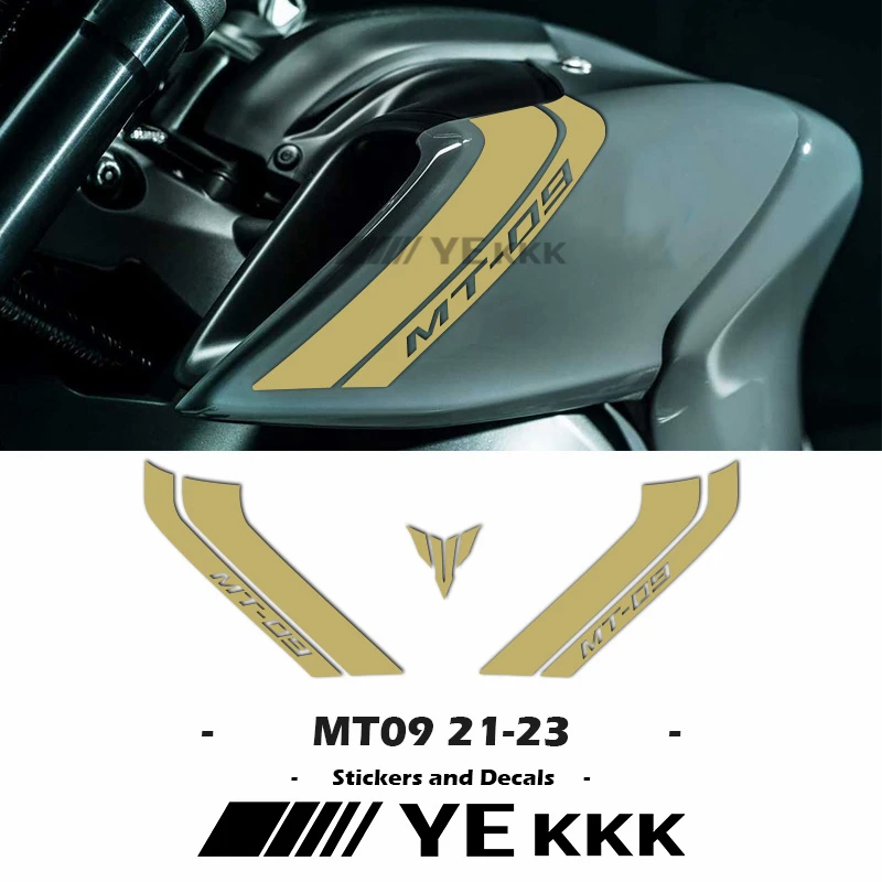 ߸ MT-09 MT-09SP   ƼĿ Ʈ, Į ҷο , 2021-2023 MT09 21-23    ̵ Ŀ ƼĿ