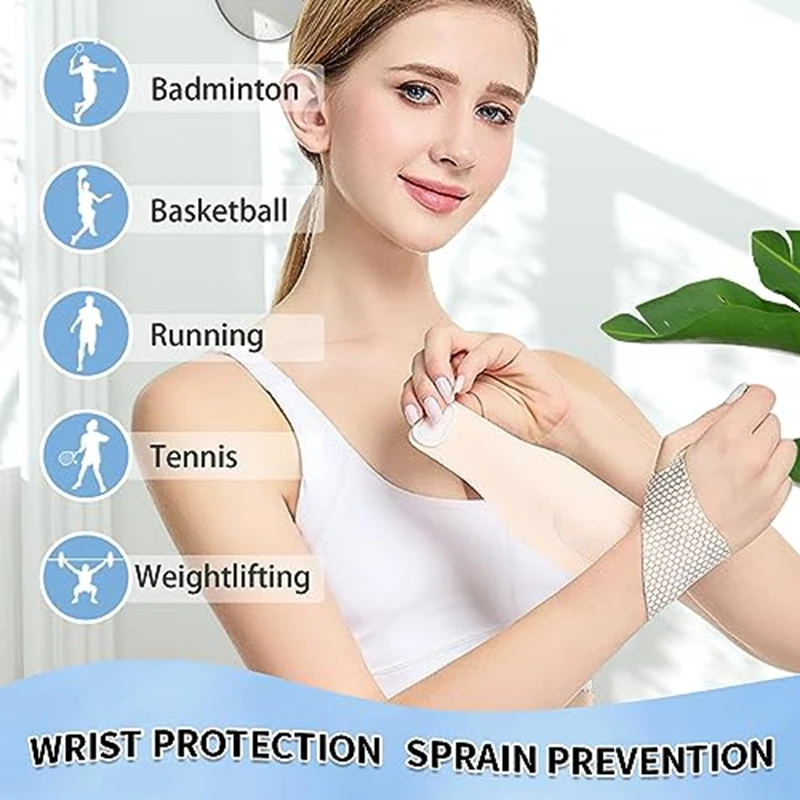 

Ultra Thin Wrist Brace Support For Carpal Tunnel, Breathable Wrist Band, Adjustable Wrist Wraps 1PCS