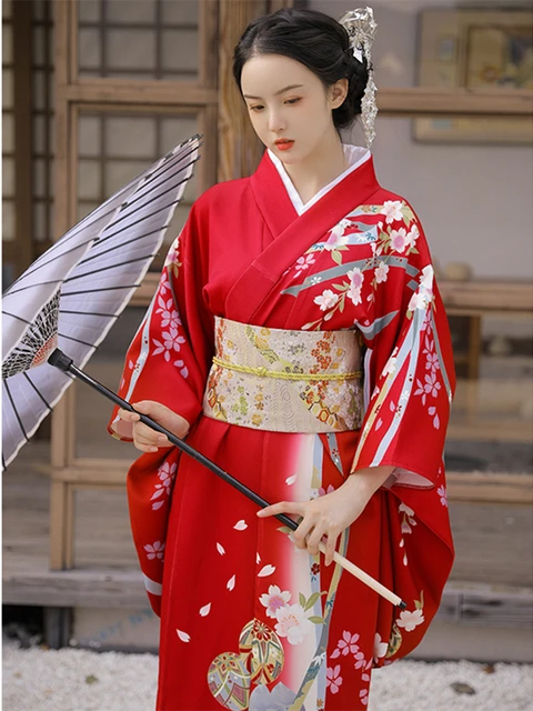 Kimono Tradicional Japones Mujer