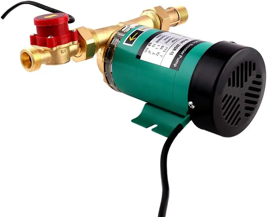 Water Pressure Booster Pump Automatic Shower Booster Pump Water Circulator Circulation 1 Inch Outlet 120W with