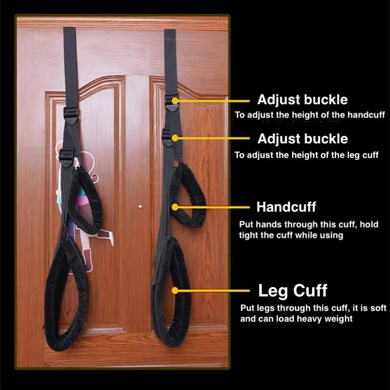 Door Swing Sex Toy BDSM Bondage Hanging Hammock Erotic Chair Fetish Soft Strap Spinning Adult Sex Game Tool For Couples Shop