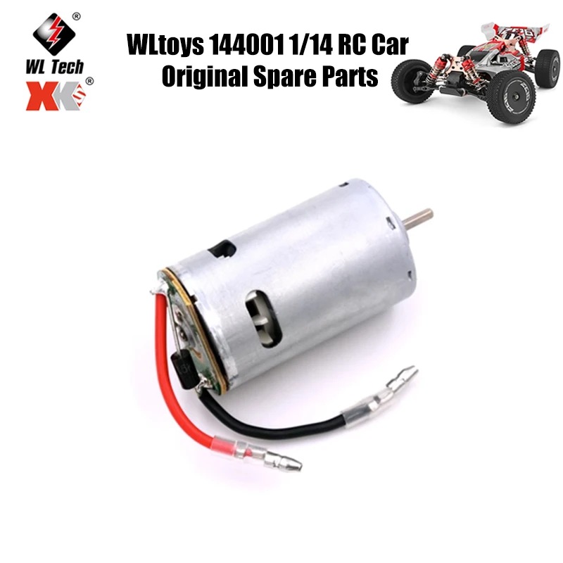 

Оригинальные запчасти WLtoys 144001 1/14 для радиоуправляемых автомобилей, двигатель 144001-1308, запчасти для двигателя 550