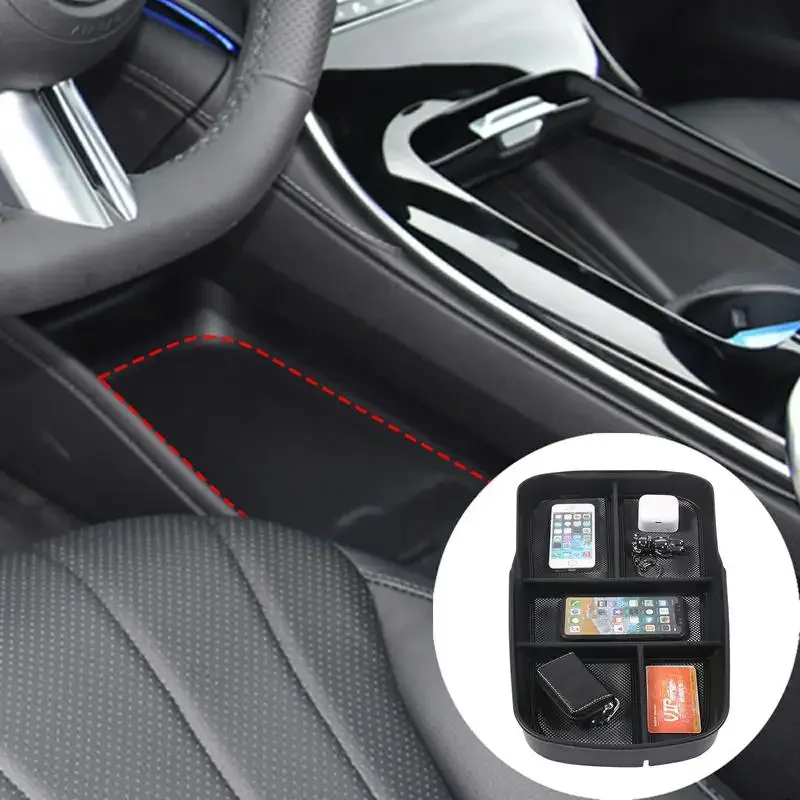 

Для Mercedes Benz EQE 2023 EQS 2022-2023 ABS автомобильный контейнер для хранения с центральным управлением под контейнером для хранения