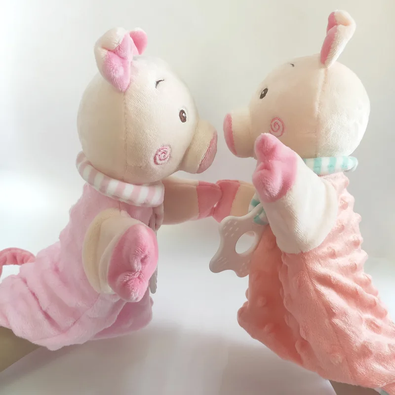 Plush Toy Hand Puppet Teether Toys Baby Soothing Chewing Sleep Doll Animal Puppet Rabbit Pig Lion Soft PP Cotton Stuffed Toys 2 Plush Toy Hand Puppet Teether Toys Baby Soothing Chewing Sleep Doll Animal Puppet Rabbit Pig Lion Soft PP Cotton Stuffed Toys 2