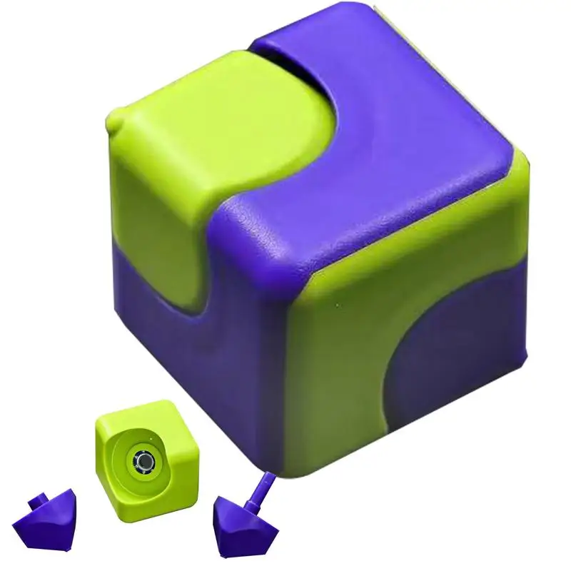 

Металлический волшебный куб, Спиннер для пальцев, креативные пальцевые топы, расслабляющие кубики, игрушки, ручной Спиннер, игрушки для детей и взрослых