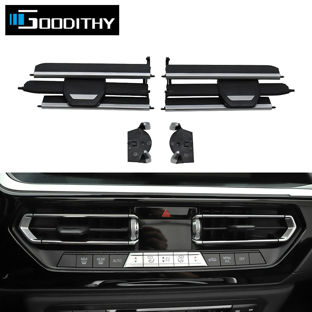 Car Front Middle AC Air Conditioner Vent Grill Slider Clip Repair Kit For BMW 2 3 4 Z4 Series F40 F44 G20 G28 G29 2017 2018 2019