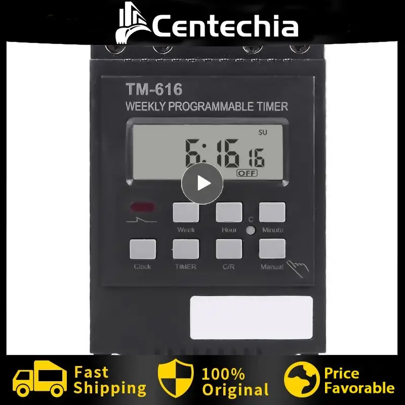 

Цифровой таймер TM616, программируемое реле с таймером для умного дома, 30 А, 220 В