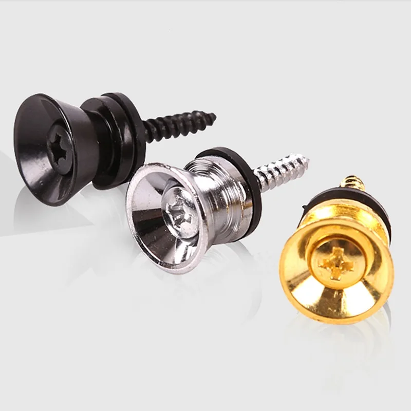 Description Picture 5 of item2Pcs Metal Guitar Strap Button Strap Fixing Pin With Fixing Screw Guitar Strap Lock Knob With Lock Classical Guitar