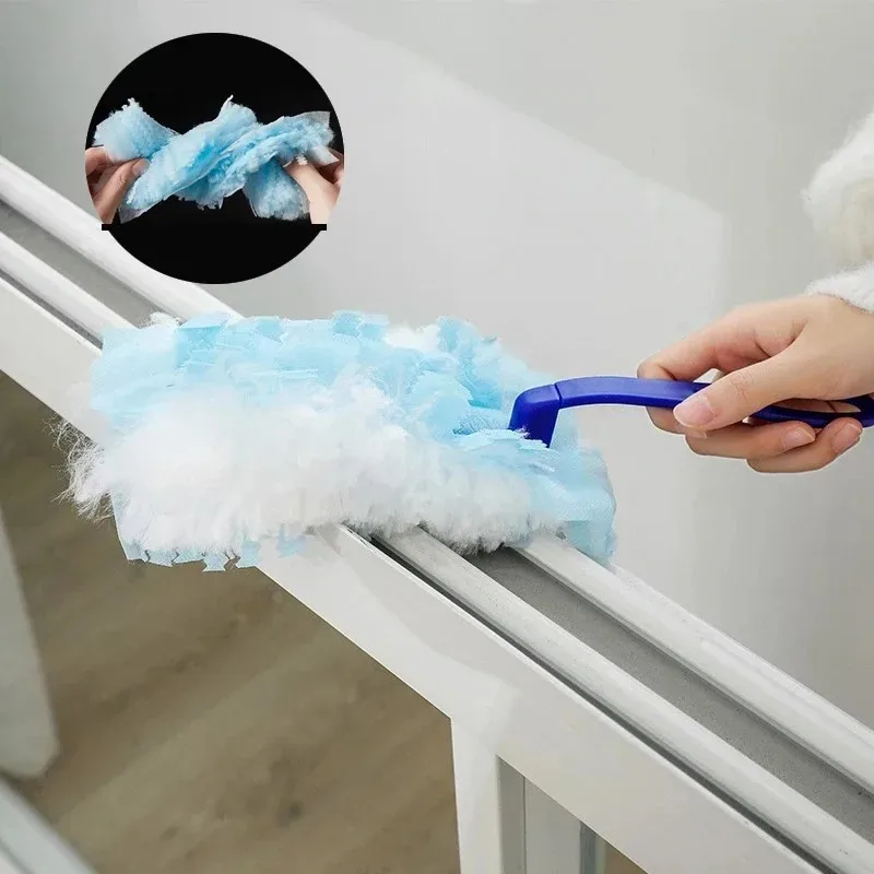Duster Refills 30 Pieces Disposable Compatible for Swiffer Easy To Use Blue