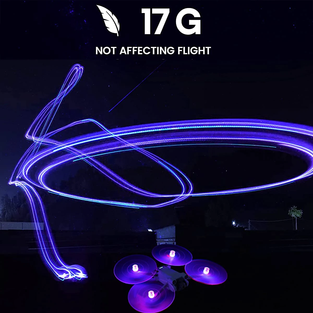 Hélices LED Flash pour DJI Mini 3 Pro - 2 Paires