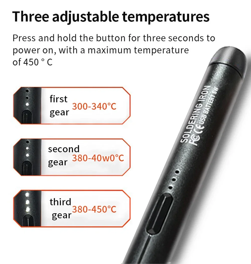 USB Soldering Iron Set - Feature 12