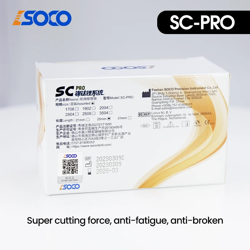 

COXO SOCO SC-PRO 6 packs Dentist use Dental Nickel Titanium Essential Root Canal File Endodontic Rotary Files dental equipment