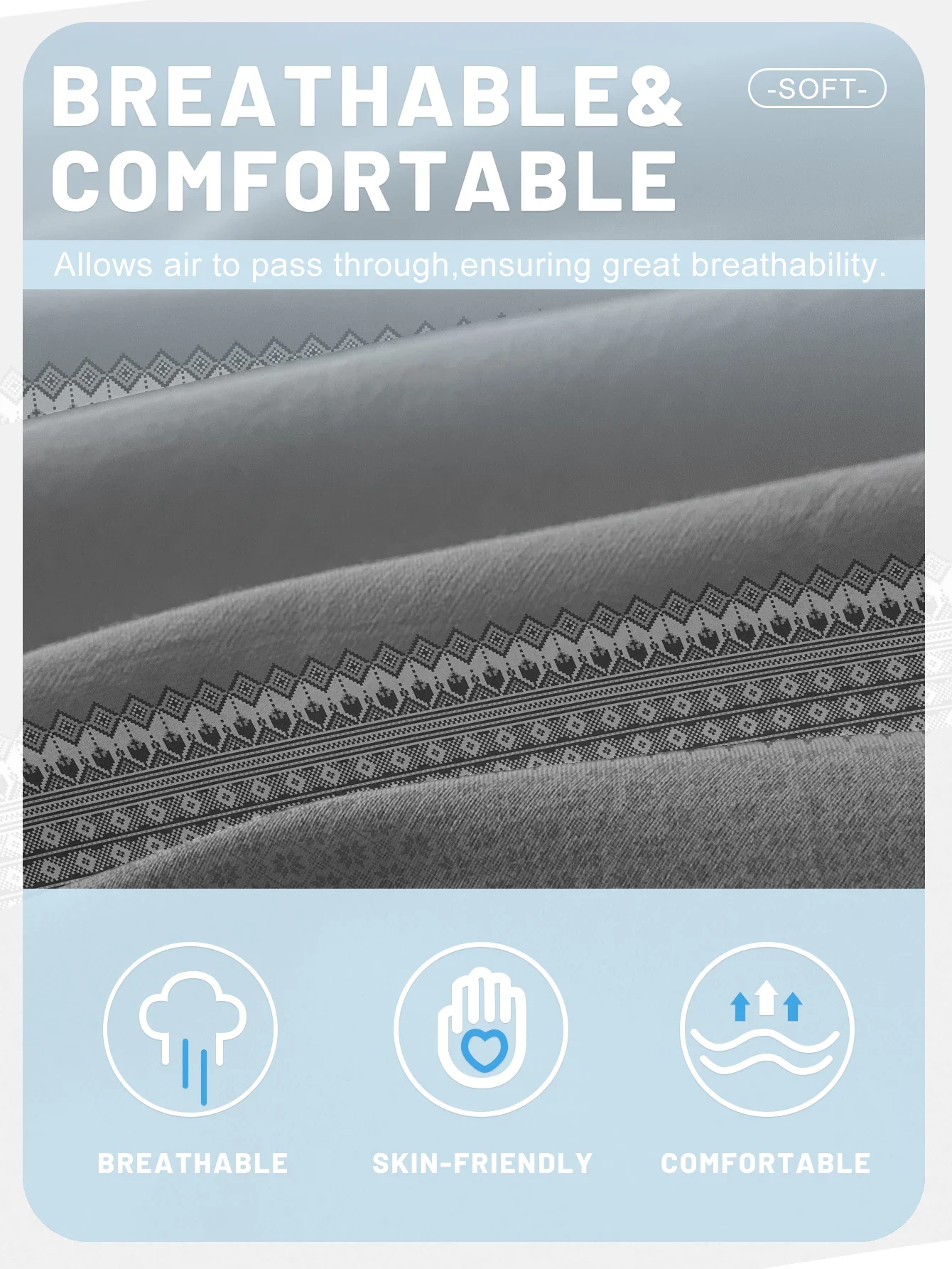 1 Simple modern Geometry printed matte Fitted Sheet, bedroom printed bed cover, bedding (excluding pillowcases) 5