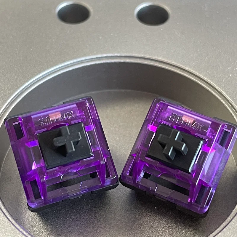 HMX Cthulhu 스위치 5핀 HIFI 클래키 리니어 스위치 공장 윤활 37g 45g 50g 커스텀 기계식 키보드 스위치 PC 액세서리