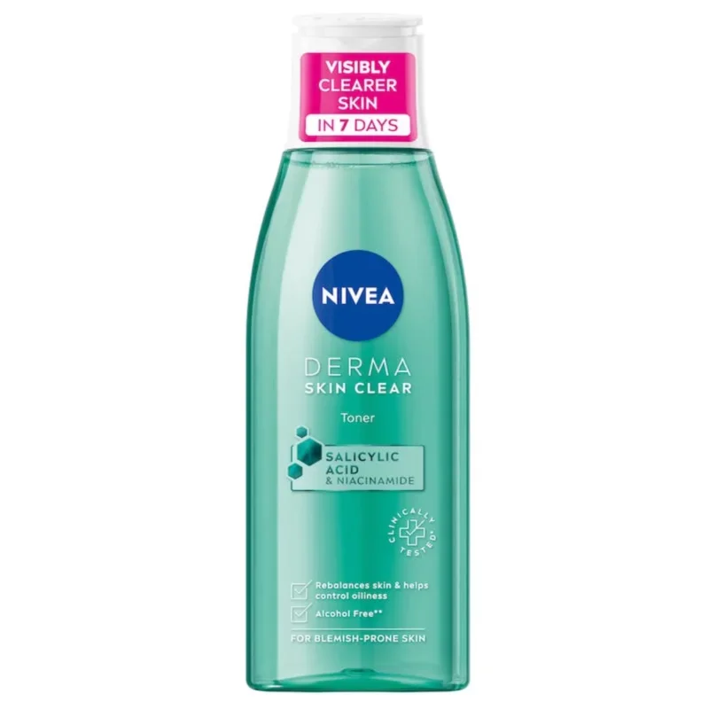 

NIVEA Salicylic Acid Niacinamide Toner 200ml Hydrating Oil-Control Acne-treatment Balance Skin Brighten Shrinking Pore Skin Care