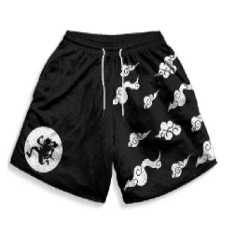 

Summer Anime Fitness Sexy Shorts Comfortable Man Brand Gym Boxing Sports Casual Large Beach Pants