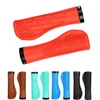 1pair Bicycle Handlebar Grip Rubber Bike HandleBar Cover Anti-Slip Shock Absorbing Lockable MTB Cuffs Cycling Accessories 1