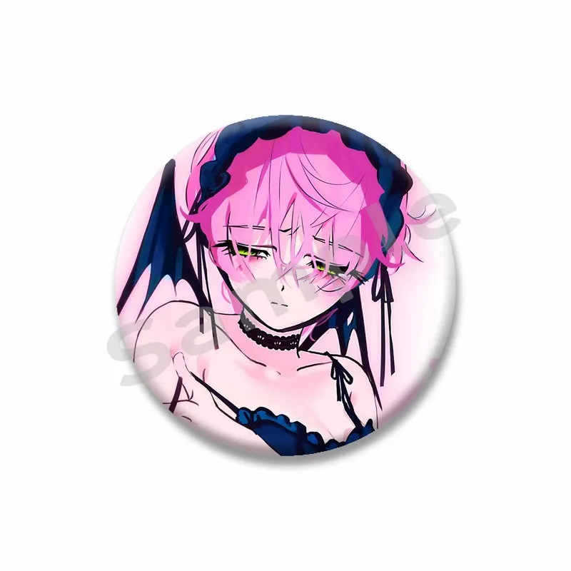 Alien Stage Round Brooch Plastic Hyuna Sua TILL IVAN Brooches Cartoon Mizi Luka Badge Pins Backpack Hat Accessories Friend Gift