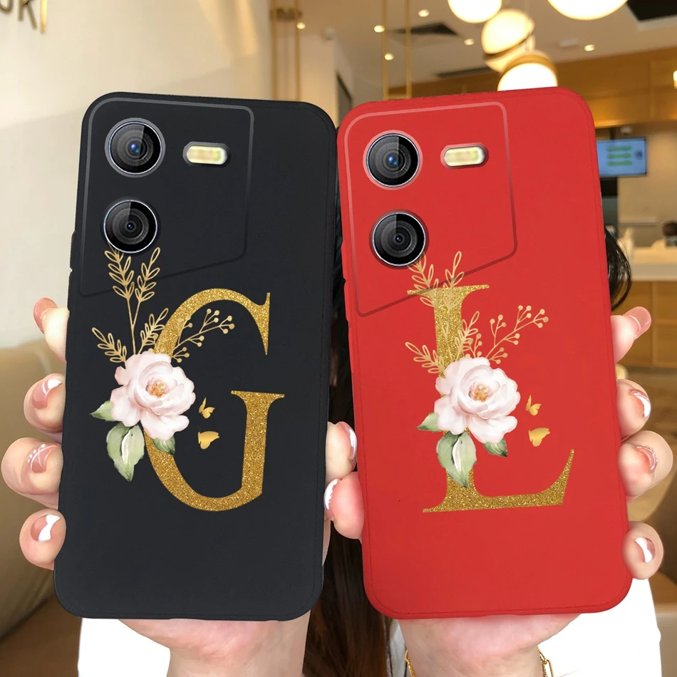 Fundas De Teléfono Para Tecno Pova 5 Pro, Cubierta Con Nombre, 26 Letras, Mate, Silicona, Antideslizante, Parachoques Especial Para Tecno Pova5