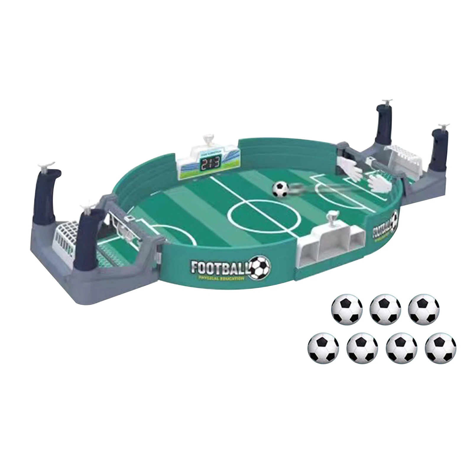 Large Desktop Football Table Children Puzzle Double Competitive Battle Football Board Game Parent-child Interactive Soccer Games